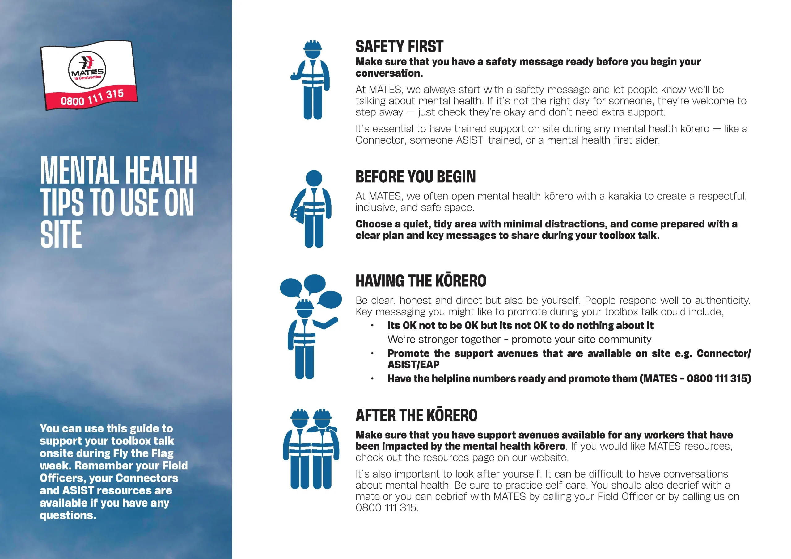 MATES FTF 25 - Mental Health Tips to use on Site - WEB MICNZ After Losing Your Job DL_v2 WEB_Page_1
